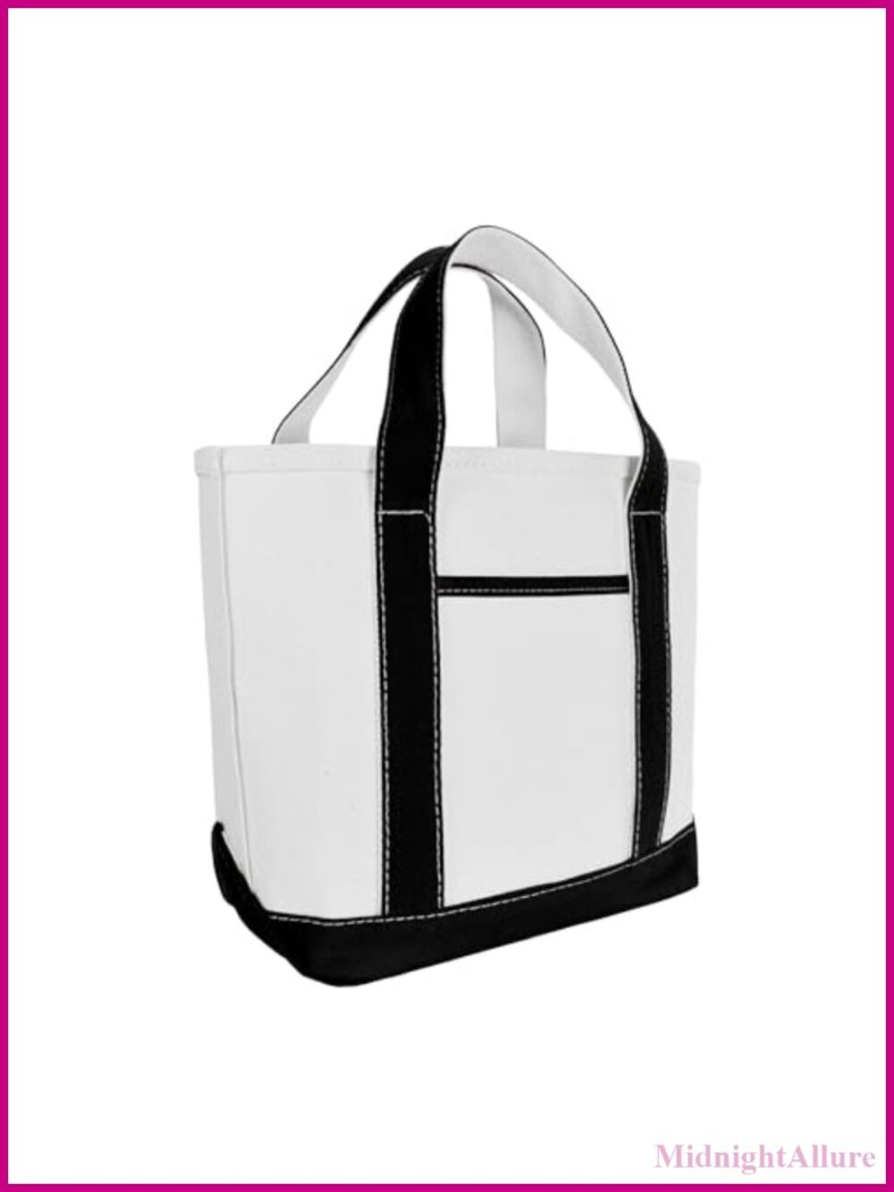 Heavy Duty 24oz Cotton Canvas Tote Bag Mini 14 inch Expandable Gusset Reusable